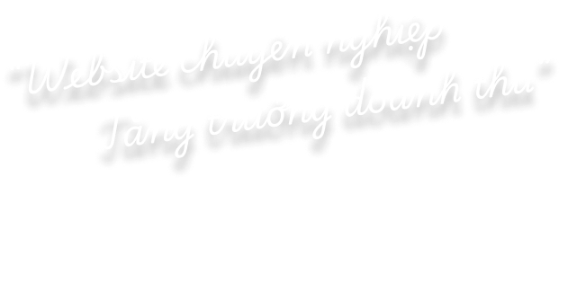 Website chuyên nghiệp, tăng trưởng doanh thu
