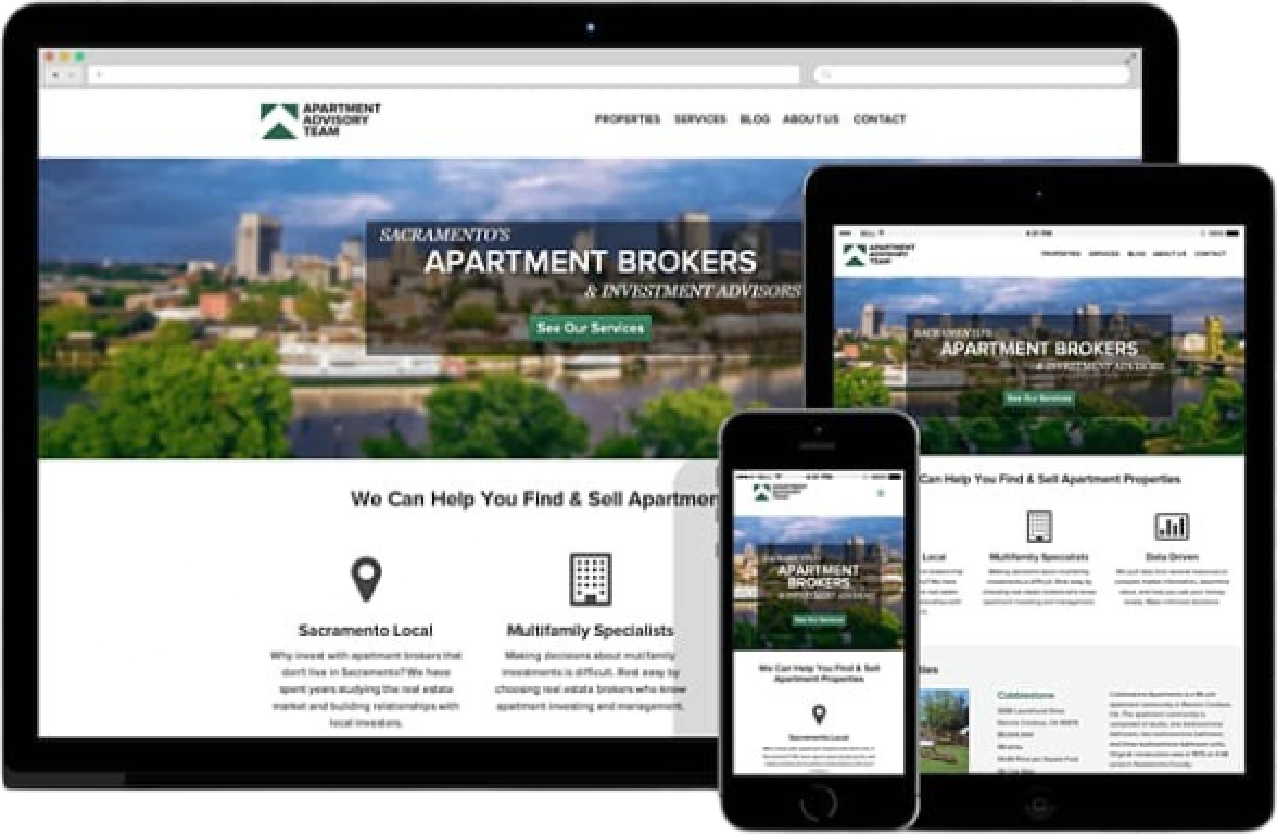 Website hiển thị trên nhiều thiết bị